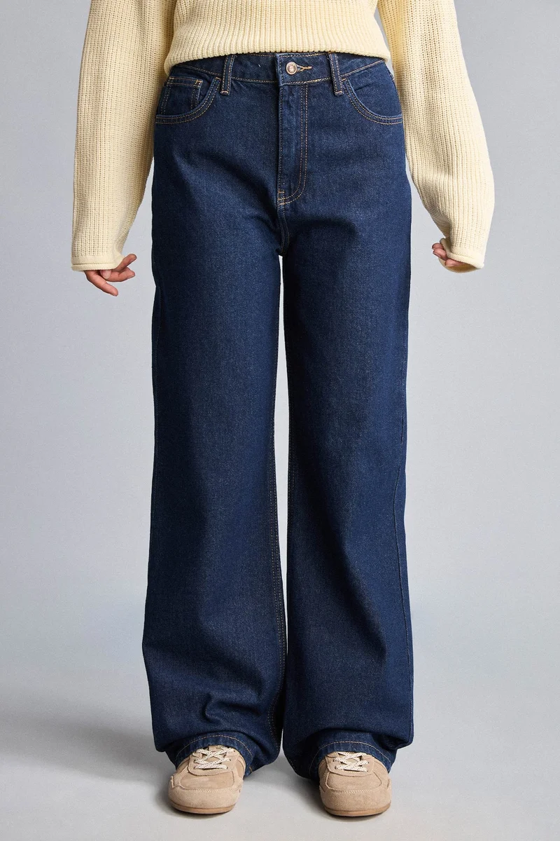 Defacto  90's Wide Leg Wide Leg Jeans for Women | Best Price UAE