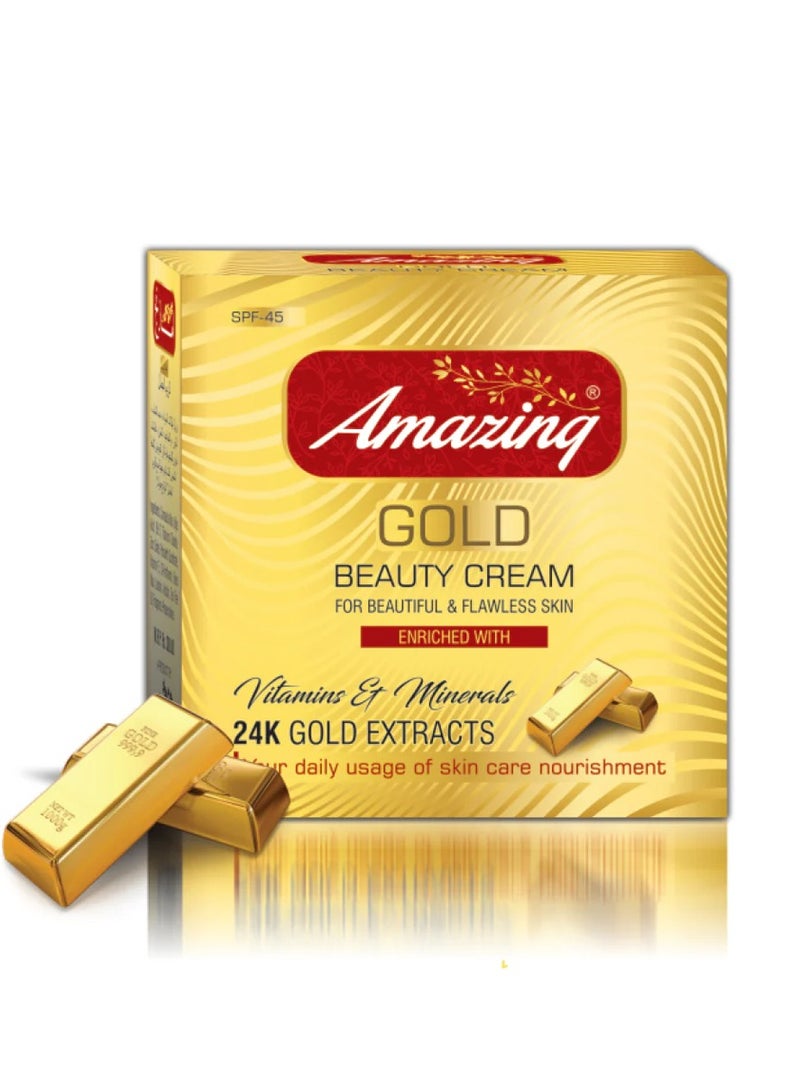 كريم الجمال الذهبي لبشرة جميلة وخالية من العيوب