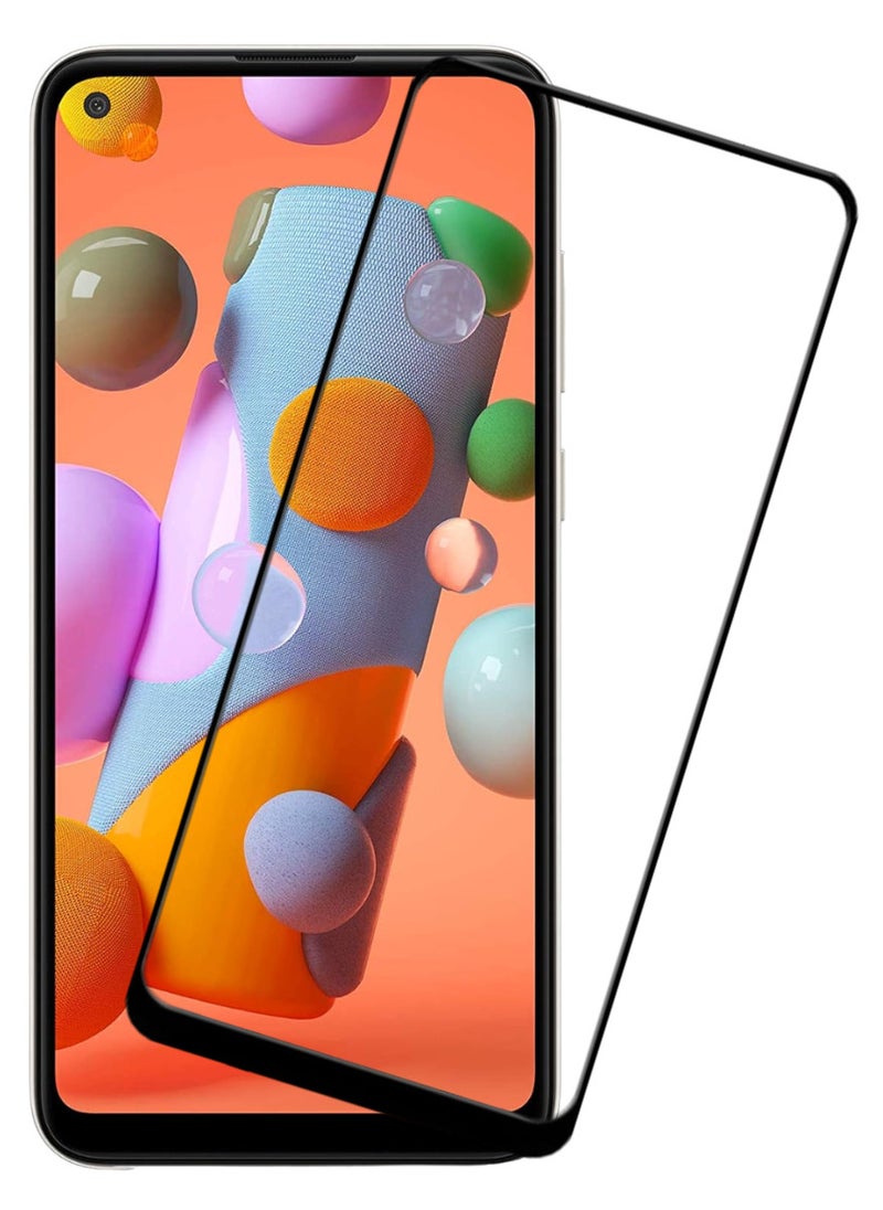 ACLIX Antistatic ESD Dustproof Premium Quality High Definition Tempered Glass Screen Protector Designed For Samsung Galaxy A11 - Image 1