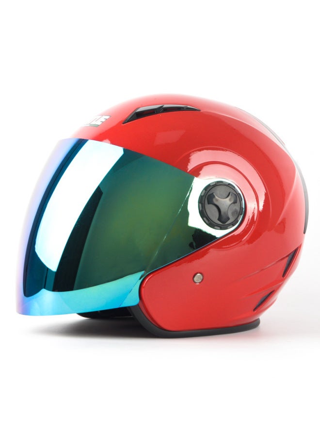 Specializes In Virtue Electric Vehicle Helmets For Men And Women, Summer Half-cover Half Helmets, Four-season Warm And Breathable Safety Helmets