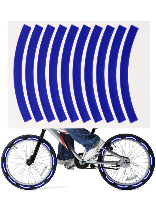 نيبمينينت مجموعة ملصقات عاكسة للدراجة مكونة من 10 قطع 13.5x0.2x10سم - Image 1