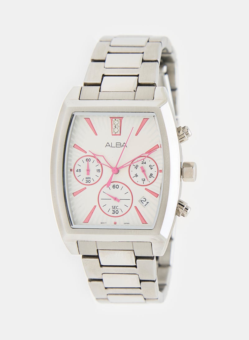 Alba Stainless Steel Analog Watch AT3701X - Image 1
