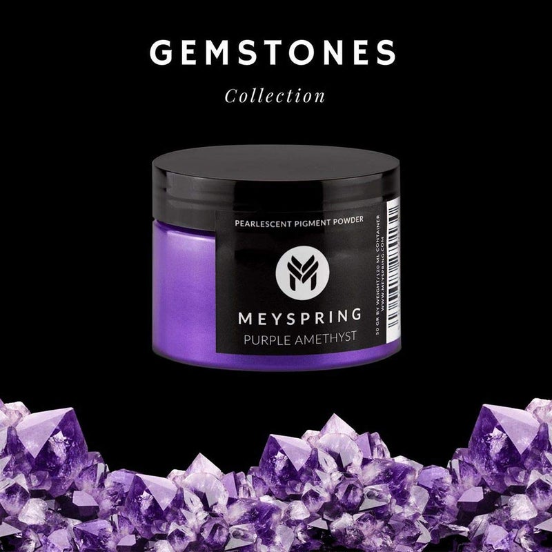 MEYSPRING Purple Amethyst Epoxy Resin Color Pigment - 50g - Mica Powder for Epoxy Resin - Image 2
