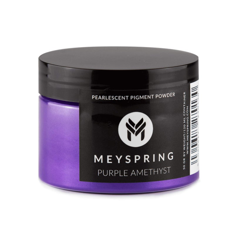 MEYSPRING Purple Amethyst Epoxy Resin Color Pigment - 50g - Mica Powder for Epoxy Resin - Image 1