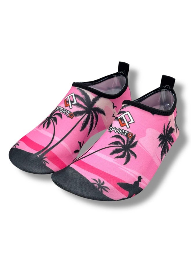 SportQ SportQ® Easy-to-Wear Beach Sandals for Kids, Men & Women Comfortable, Flexible Sole for Protection from Rocks and Hot Sand Quick-Drying Water Shoes for Swimming, Snorkeling, Surfing, Kayaking, Beach, Walking & Yoga  - Image 1