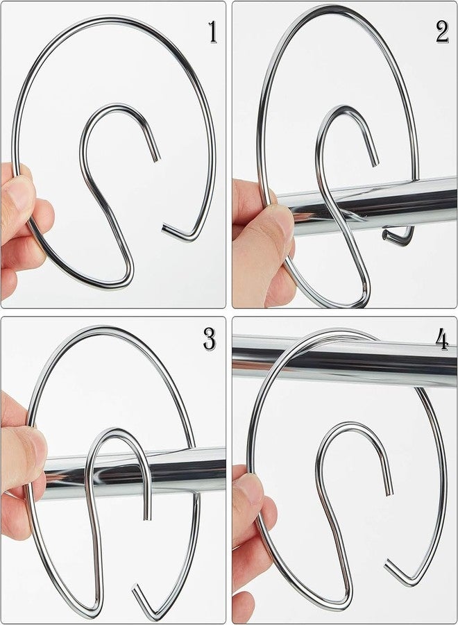ZYAMY 12PCS Double Pocket Chart Rings Metal Chart Holder Rings Pocket Chart Hooks for Classroom Sets for Pocket Chart Holders Teacher's Aide Hooks Hanging Charts - Image 4