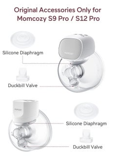 Momcozy Duckbill Valves and Silicone Diaphragm for Momcozy S9 Pro S12 Pro Wearable Breastpump, Made by Momcozy  - Image 2