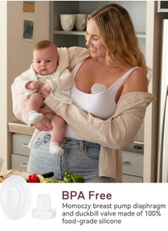 Momcozy Duckbill Valves and Silicone Diaphragm for Momcozy S9 Pro S12 Pro Wearable Breastpump, Made by Momcozy  - Image 3