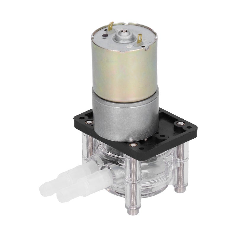 Peristaltic Liquid Pump: 24V, Hand‑Twisted Screw Cover For Quick Tube Replacement - Ball Bearing Frame For Quiet Long‑Lasting Use, Pump Tube Guide Slot To Prevent Vibration Damage For Industrial Labor - Image 2