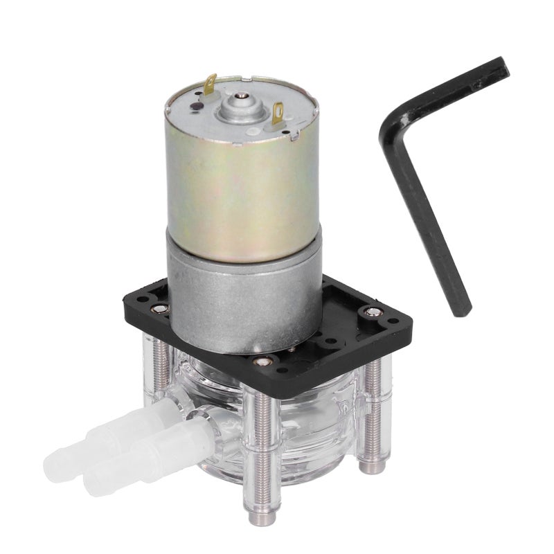Peristaltic Liquid Pump: 24V, Hand‑Twisted Screw Cover For Quick Tube Replacement - Ball Bearing Frame For Quiet Long‑Lasting Use, Pump Tube Guide Slot To Prevent Vibration Damage For Industrial Labor - Image 1
