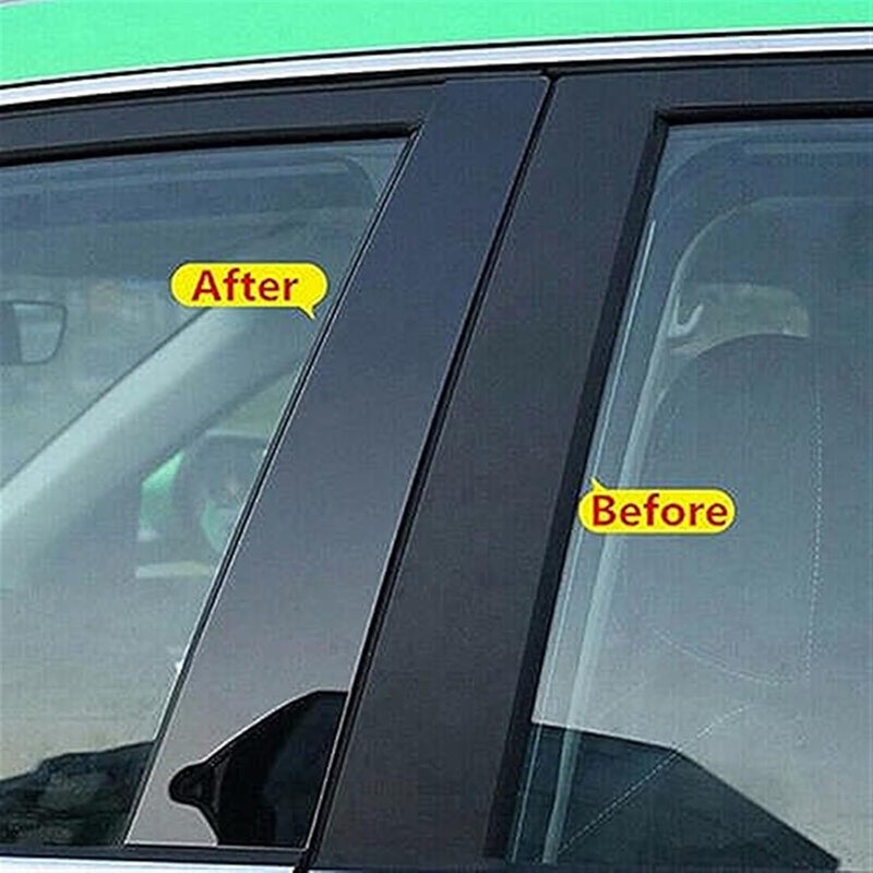 Wivplex Glossy Black Car Window Trim for Toyota BZ4X - Image 2