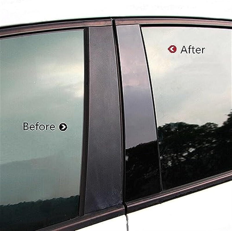 Wivplex Glossy Black Car Window Trim for Toyota BZ4X - Image 5