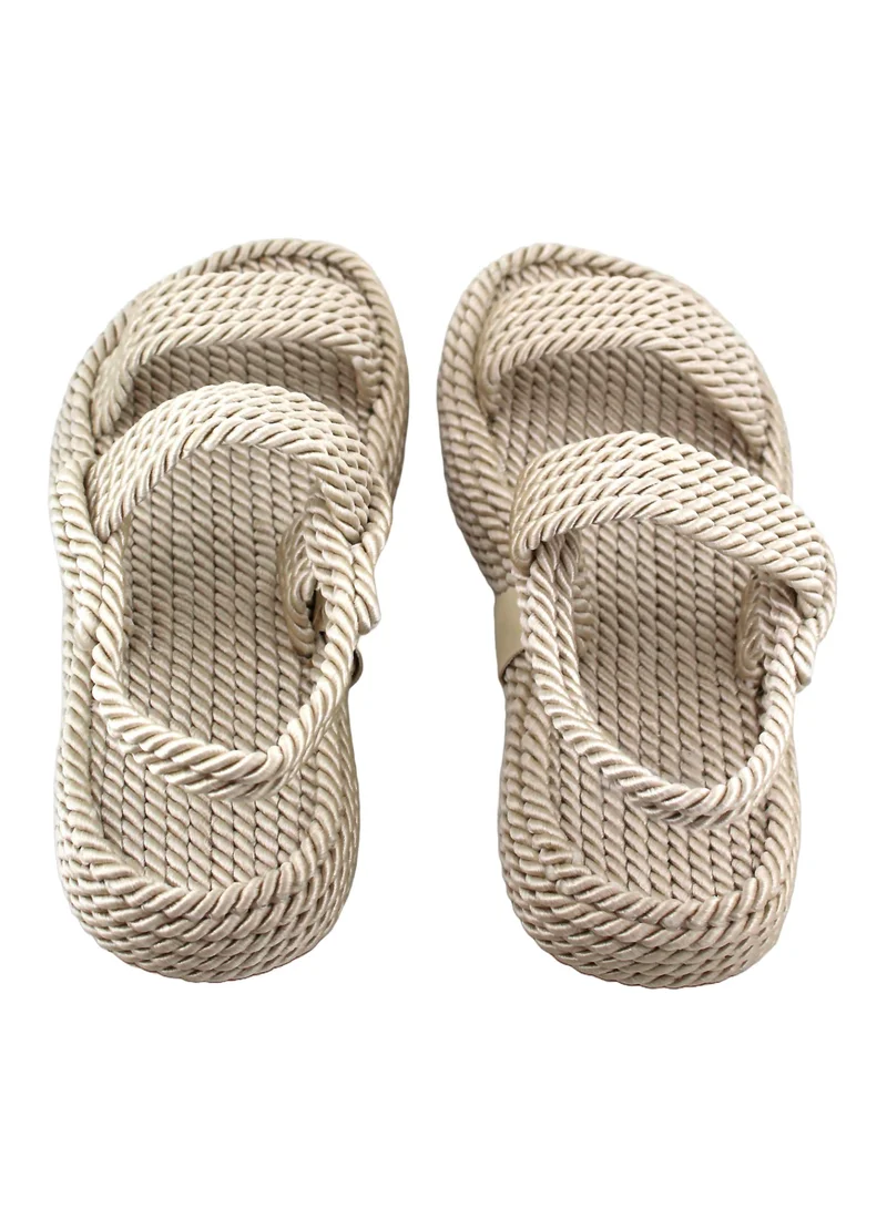 Mumka Rope Sandals Nomadic Strap - Ivory White