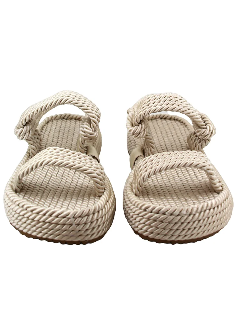 Mumka Rope Sandals Nomadic Strap - Ivory White