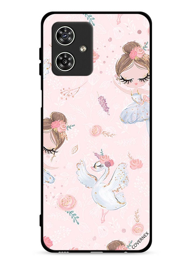 Covernex Motorola Moto G54 5G Protective Case Cover Doly Girl And Flowers - Image 1