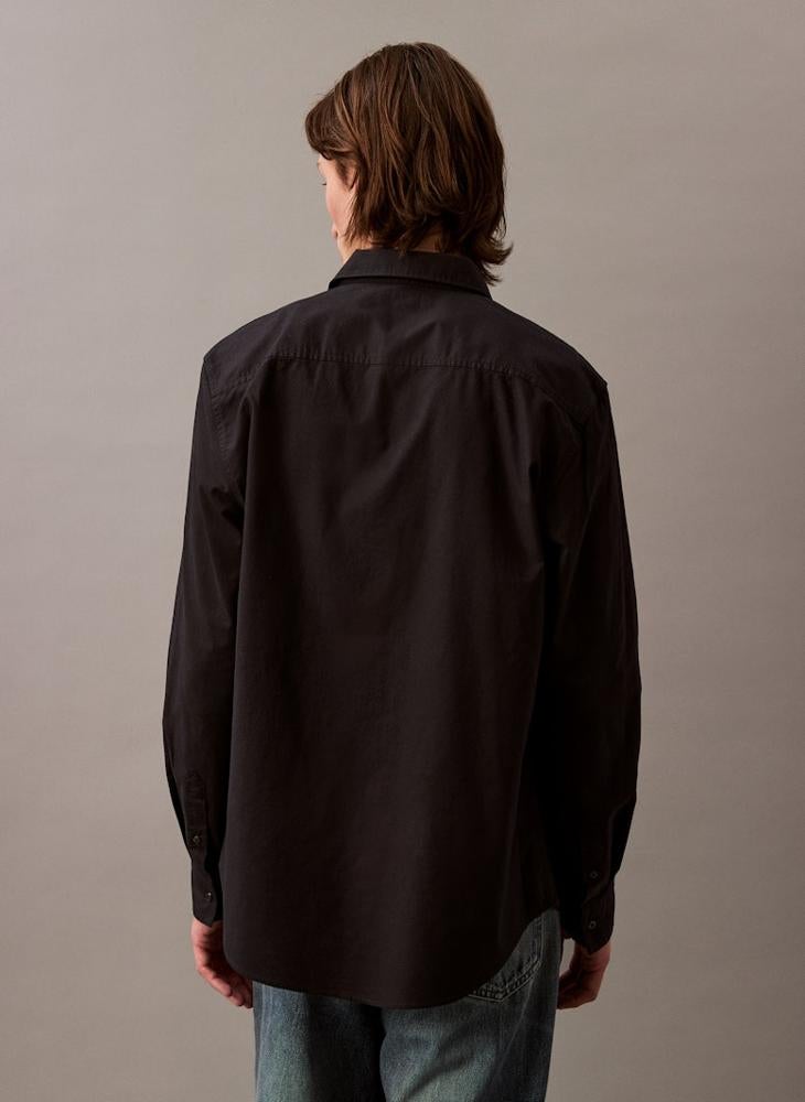 Calvin Klein Jeans Solid Classic Oxford Button-Down Shirt - Image 2