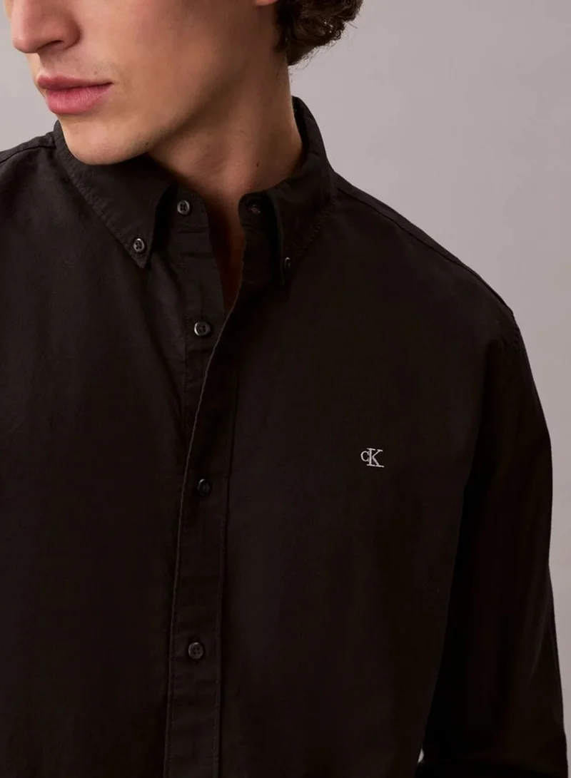 Calvin Klein Jeans  Classic Fit Button-Down Oxford Shirt for Men | Best Price UAE