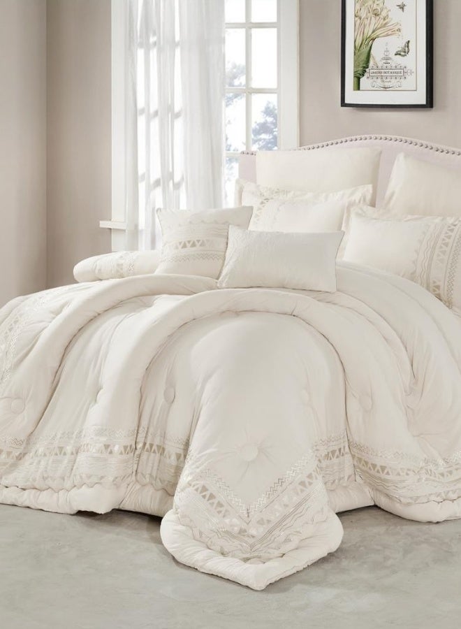 INREST Monaco Single Comforter Set 170 × 230 cm – Luxury 4 Pieces Microfiber Bedding Set - Image 1
