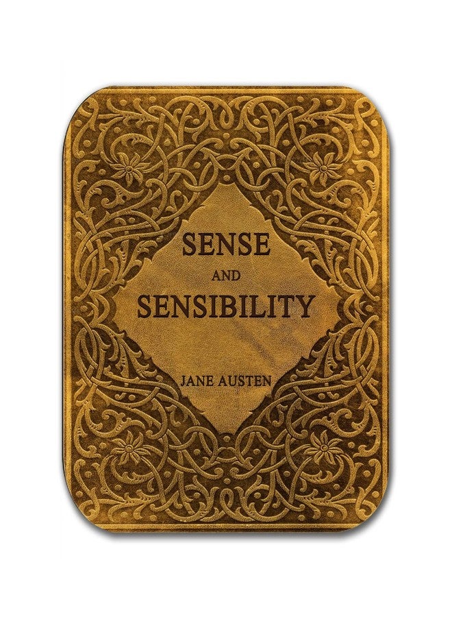 Universal Zone 4 Coasters with Most Popular Novels by Jane Austen. Pride and Prejudice, Emma, Sense and Sensibility and Persuasion. 4 Coasters with Wooden Stand. (Book Title) - Image 3