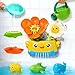 AMCHSURI Baby Bath Toys for Kids Ages 13 Mold Free Bath Toys for Toddler 24 Bathtub Water Toys for Babies 18 Months Watering Can Bath Boats Spoon No Hole Bath Toy with Mesh Bags for Boys Girls Gifts - Image 2