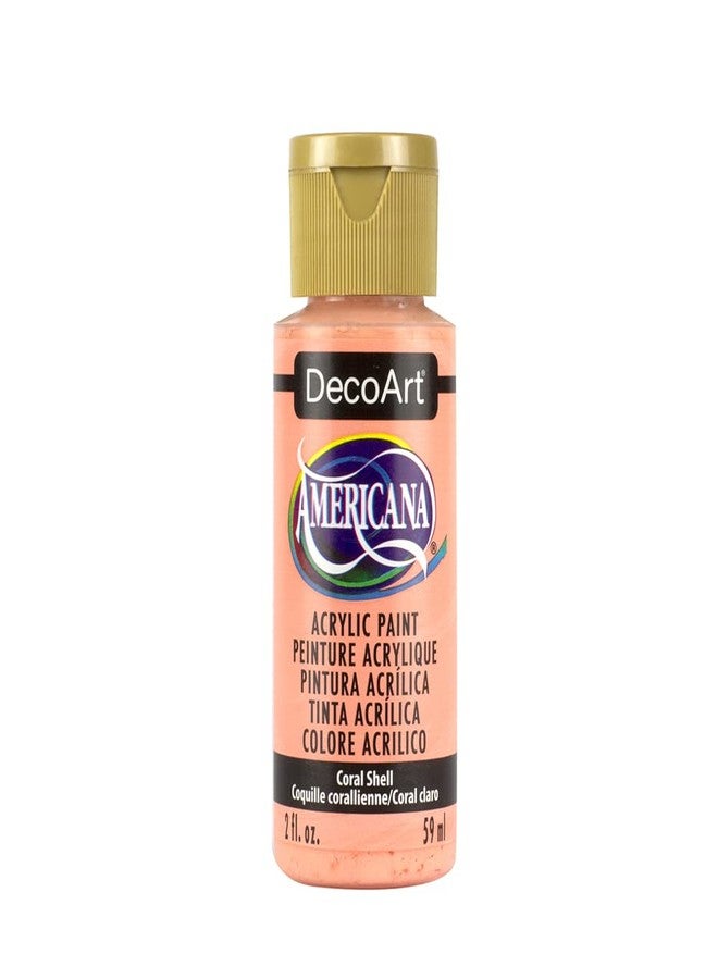 DecoArt Americana Acrylic Paint, 2-Ounce, Coral Shell - Image 1