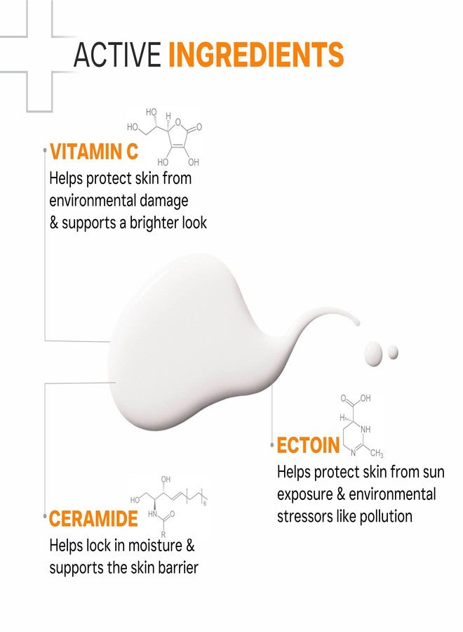 DERMATOUCH C-Defense SPF 50 PA++++ Fluid Sunscreen with Vitamin C & Ceramides | Broad Spectrum | For Premature Aging, Dullness & Sunburn | Zero White Cast | Lightweight Daily Sunscreen | In-Vivo & In-Vitro Tested | 50ml - Image 3