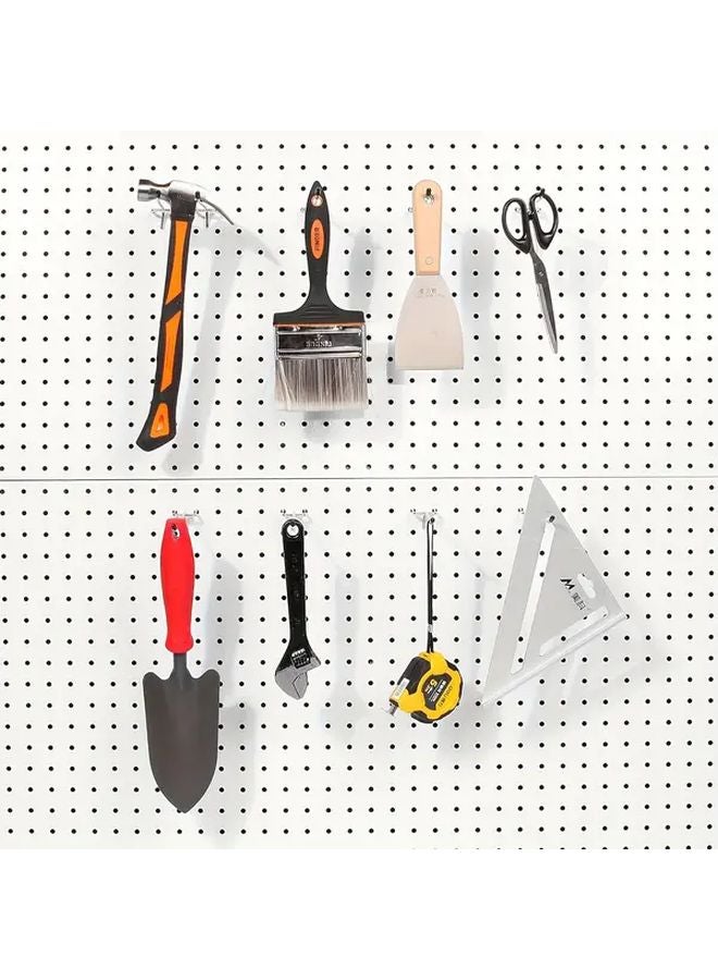 66pcs 8 Inch Heavy Duty Stainless Steel Pegboard Hooks Wall Mounted Garage Tool Storage - Image 5