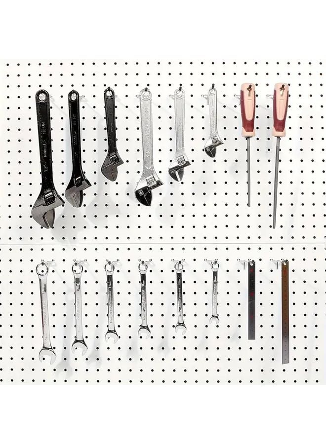 66pcs 8 Inch Heavy Duty Stainless Steel Pegboard Hooks Wall Mounted Garage Tool Storage - Image 4