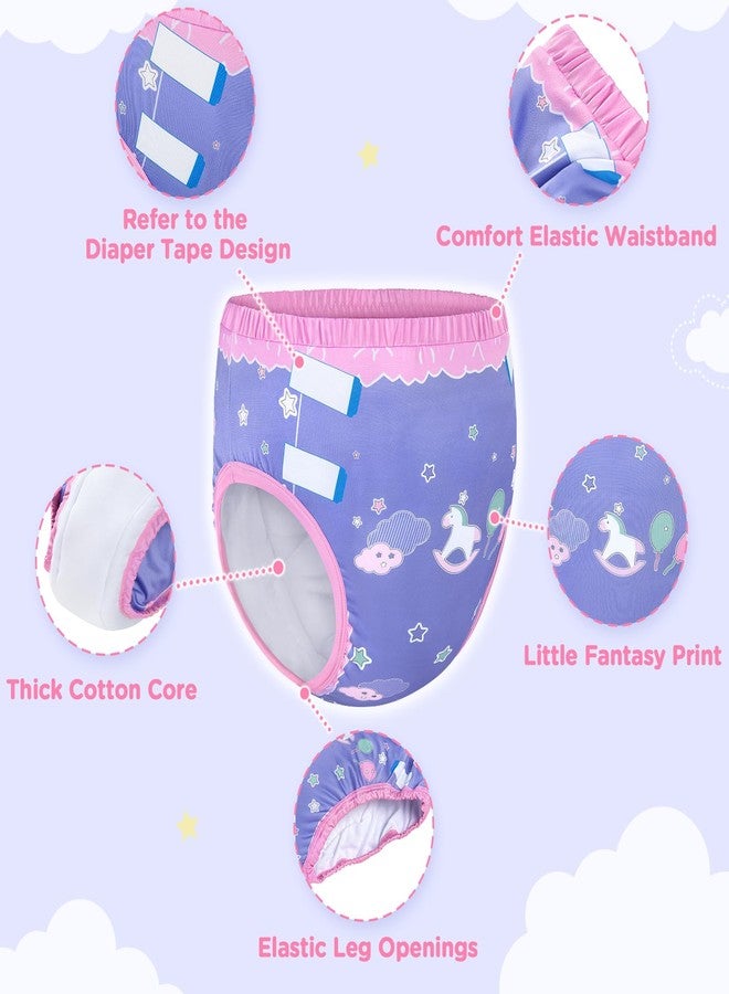 Littleforbig Soft Silky Underwear Comfortable Washable Reusable Adult Training Pants - Little Fantasy S - Image 2