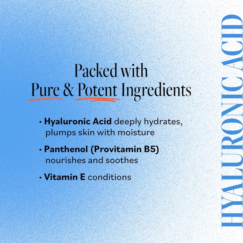 derma-e Derma E Hydrating Gentle Cleanser with Hyaluronic Acid â€“ Moisturizing Facial Cleanser Tones, Moisturizes & Improves Skin Texture â€“ Gently Exfoliating Face Wash, 6 fl oz - Image 4