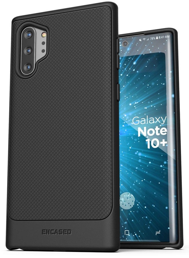 Encased Galaxy Note 10 Plus Belt Clip Case (Thin Armor) Slim Grip Cover with Holster (Samsung Note 10+) Black - Image 5