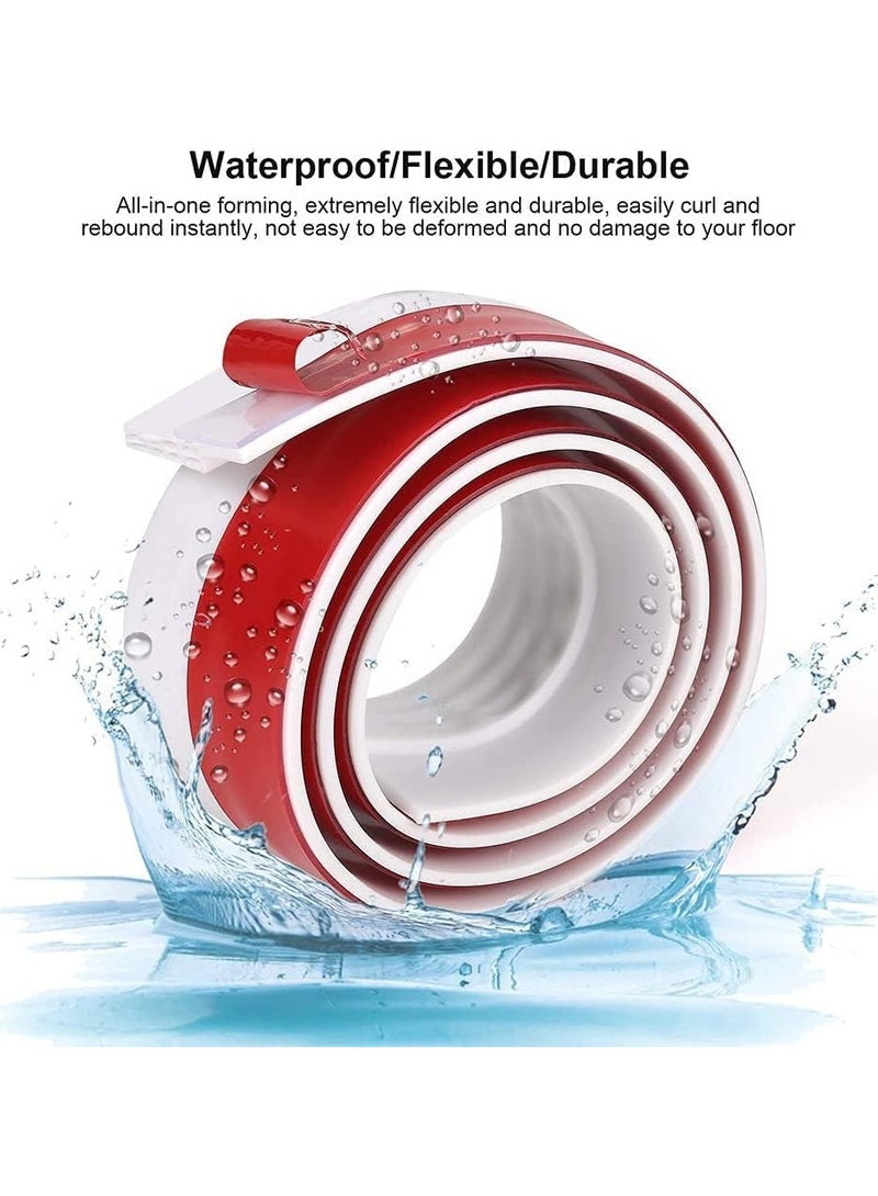 مزاجك مسودة الباب سدادة الباب السفلية للأبواب الخارجية والداخلية مانع للحشرات والغبار والضوضاء وتجريد الطقس 2 عرض × 39 طول بوصة أبيض - Image 3