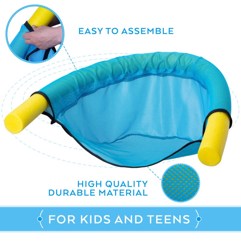 AXI Pool Noodle Chair, Pool Float for Kids & Teens, Pool Sling Chair, Pool Noodle Seat, Great Pool Accesories, 2 Piece Value Pack, Pool Noodles Not Included - Image 2