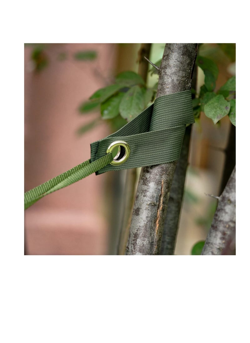 Excefore 12 Pack Windproof Tree Shaping Belt, Tree Support Strapfor Staking, Guying, Plant Support (Green)  - Image 5