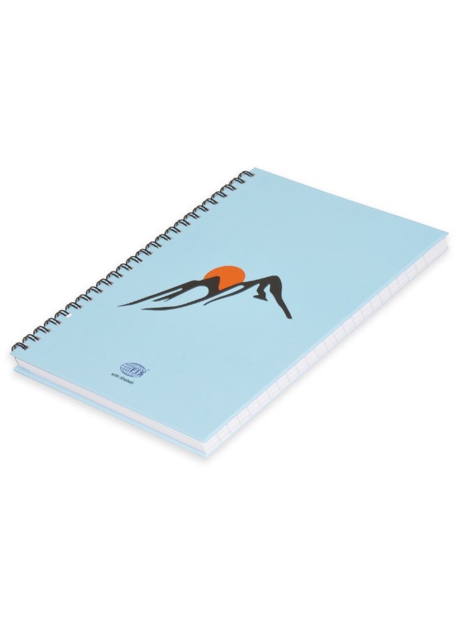 FIS دفتر ملاحظات مغلف صلب حلزوني، حجم A5 (14.8x21 سم)، خطوط مفردة، 100 ورقة، عبوة من 5 قطع - FSNBSA51902 - Image 3