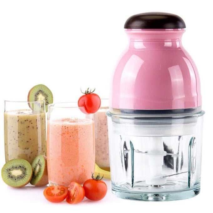 CAPSULE CUTTER 200 W ELECTRIC MULTI PURPOSE VEGETABLE FRUIT BLENDER MIXER FOOD PROCESSOR CRUSHER MEAT GRINDER MINCER MULTICOLOR 600ML
