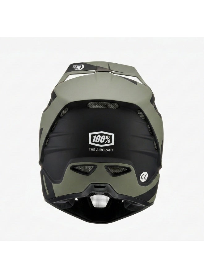 100percent 100% Aircraft Composite Downhill Helmet Lightweight, 25-Vent, Gray - 836592 - Image 2