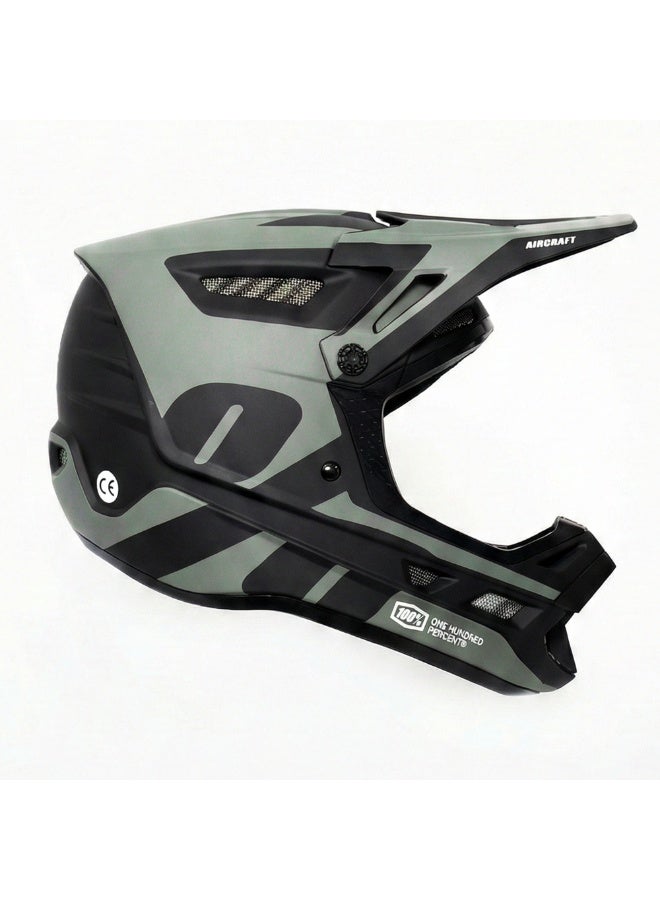 100percent 100% Aircraft Composite Downhill Helmet Lightweight, 25-Vent, Gray - 836592 - Image 1