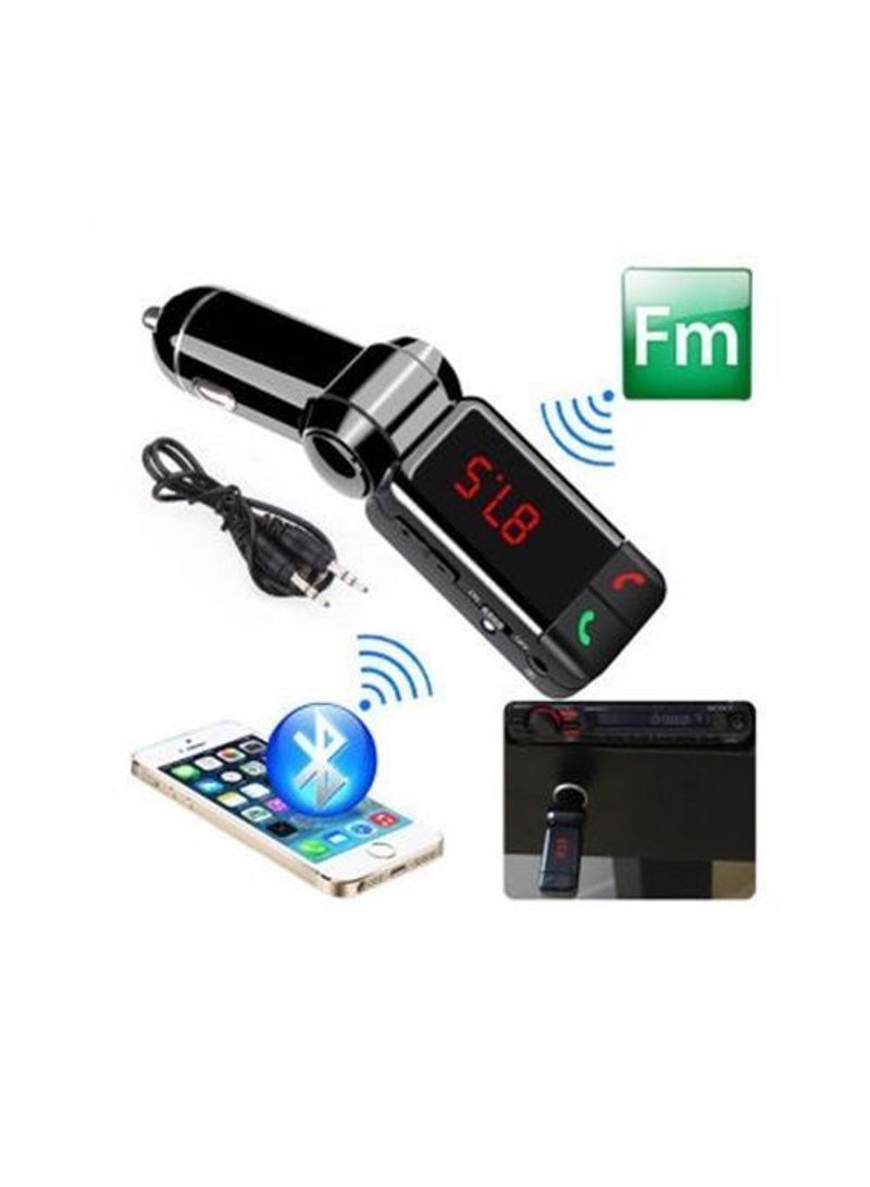 NIBEMINENT Bluetooth Car Adapter & Charger - Black