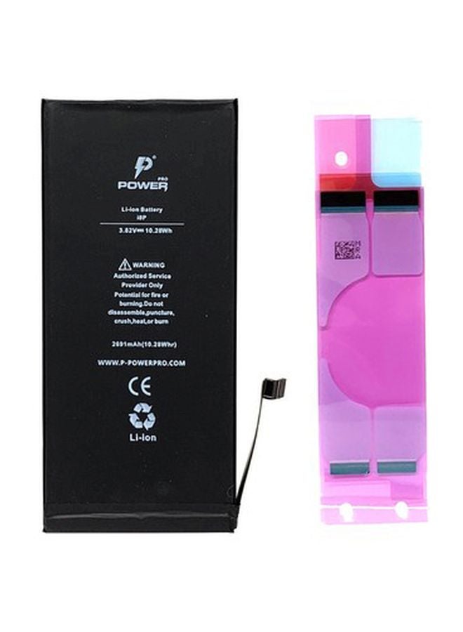 Power Pro بطارية بديلة بسعة عالية 2691mAh لجهاز آبل آيفون 8 بلس – حزمة بطارية داخلية من الليثيوم أيون الممتازة – متوافقة مع الطراز A1864، A1897 – سوداء - Image 3