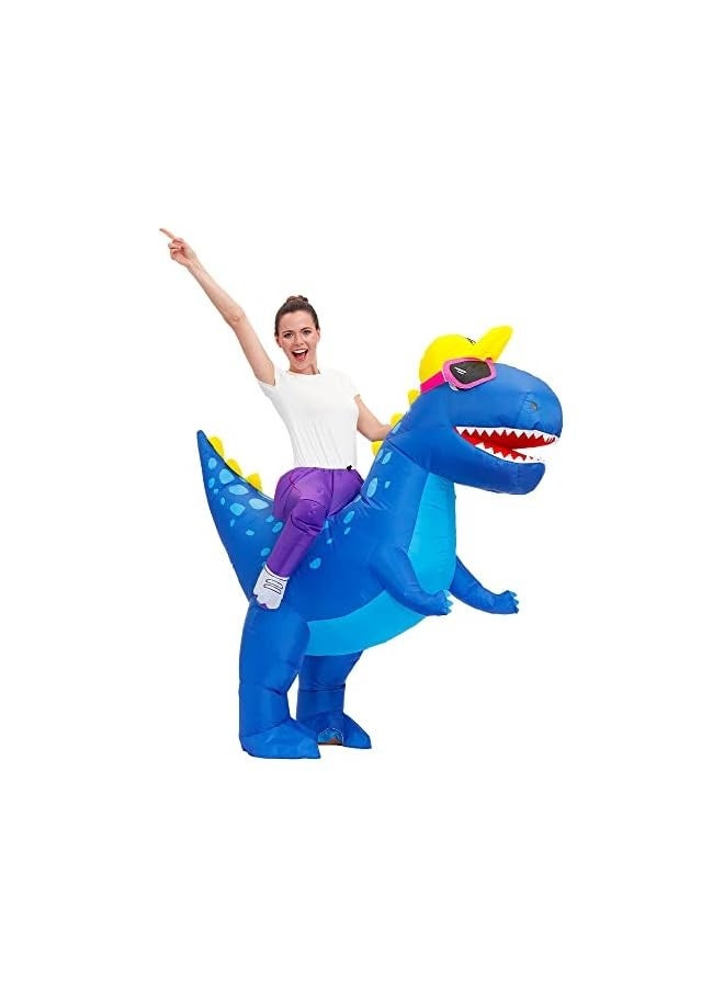 Loquat Inflatable Costume For Adults, Inflatable Dinosaur Costume,  Costumes For Men/Women,Funny Blow up Costumes - Image 1