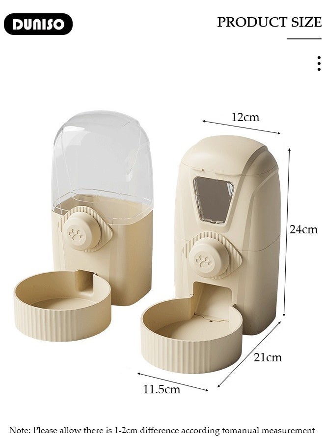 DUNISO Hanging Cage Pet Feeder Water Dispenser,Gravity Feeder Set Automatic Pet Water Dispenser Small Pet Food Bowl Kennel Feeding Station Cats Gravity Feeder Crate Feeder Dish for Puppy Cats Rabbit Ferret  - Image 4