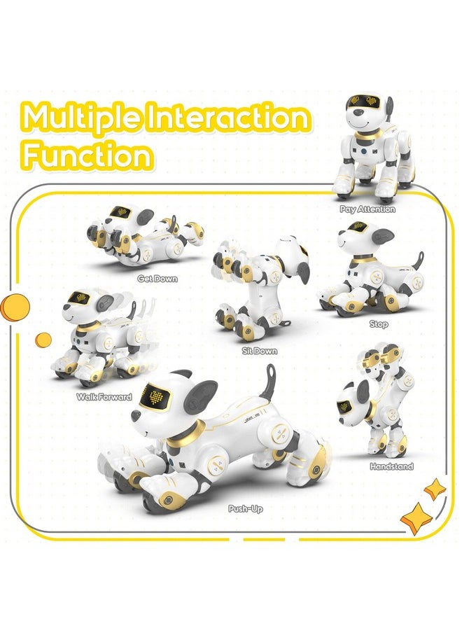 SONOMO SONOMO Remote Control Robot Dog Toy for Kids, Programmable Robotic Puppy, Smart Interactive Stunt Robot Dog Toy for Kids 3-8 Year Gift  - Image 2