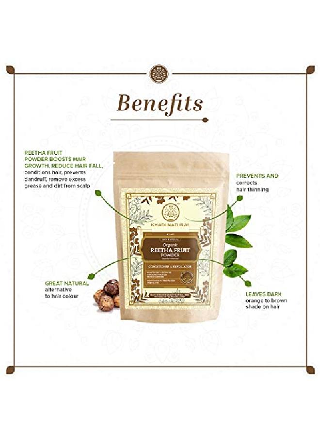 Khadi Natural Reetha Fruit Organic Powder - Image 5