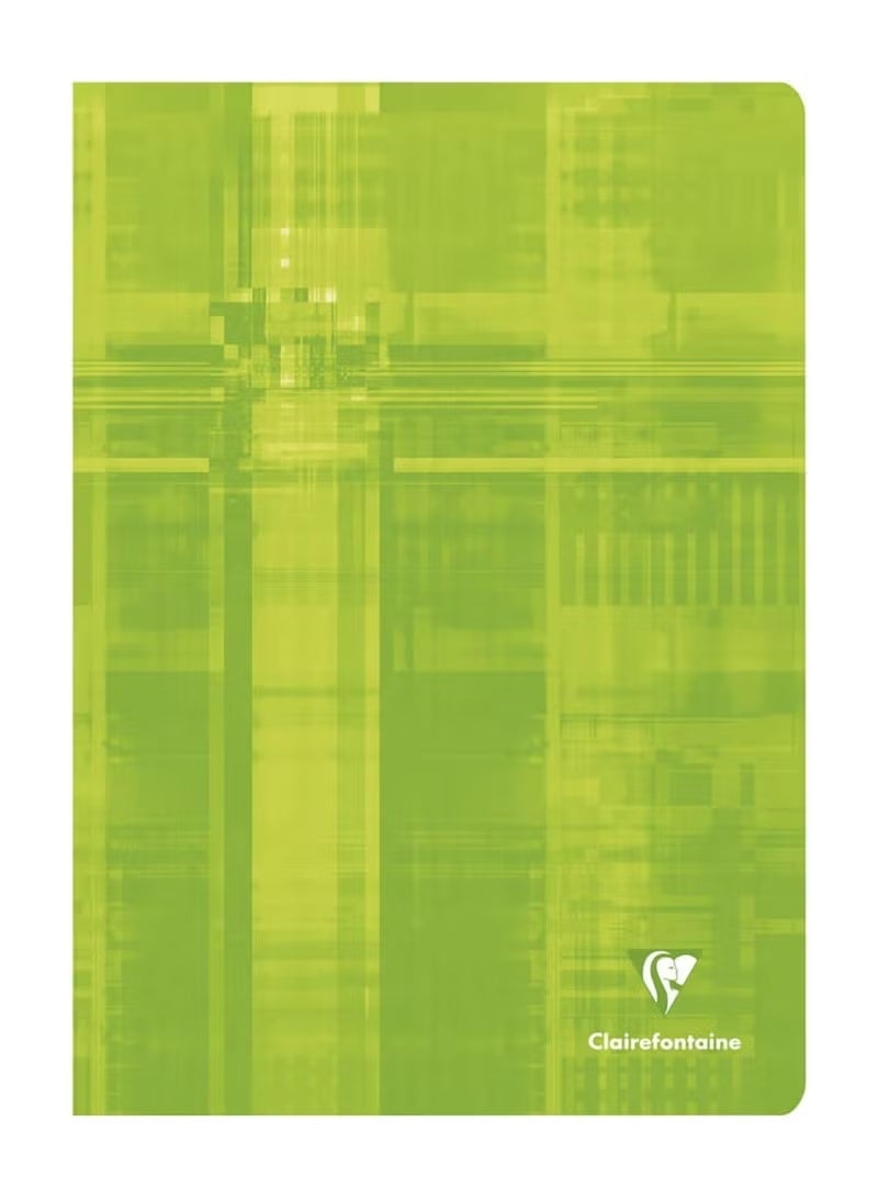 Clairefontaine A4 Size Stapled Notebook With Single Lined Ruling With Margin And Laminated Card Cover Assorted Colours - Image 2