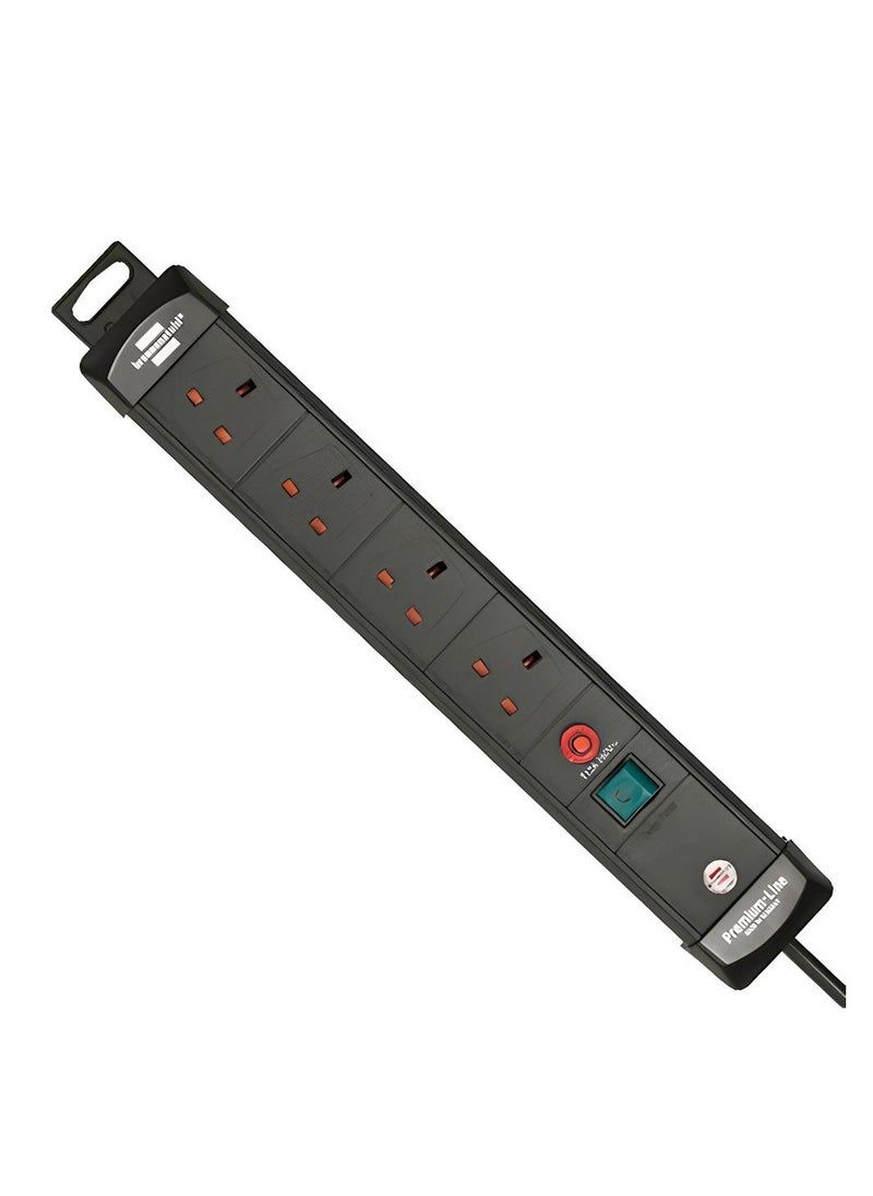 Brennenstuhl - German electrical connection, 4 outlets, 3 meters - Image 1