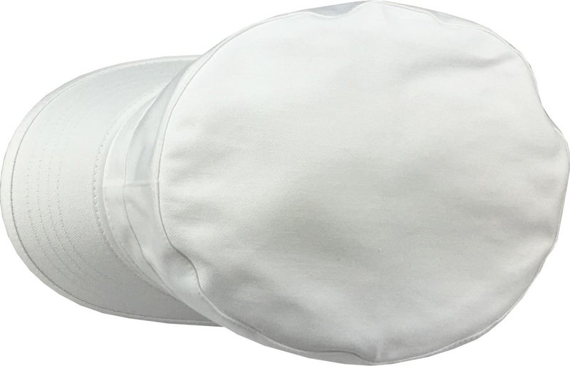 KBETHOS KBK-1464 WHT L Cadet Army Cap Basic Everyday Military Style Hat (Now with STASH Pocket Version Available) - Image 3