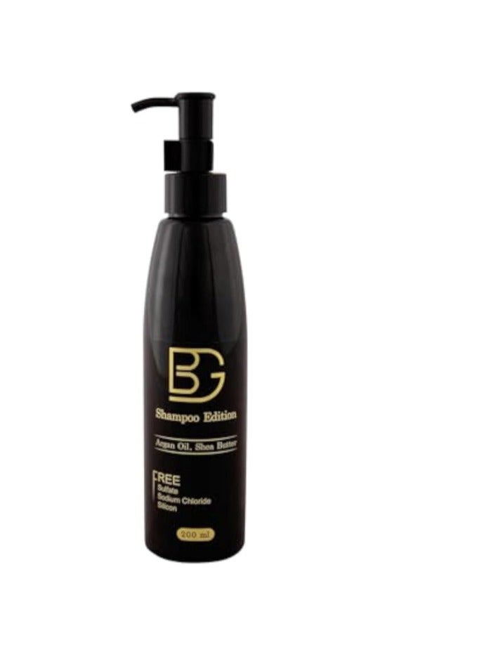 BG Shampoo Edition – Gentle Daily Shampoo – Cleanses & Nourishes Hair – Lightweight Formula for Soft, Shiny & Healthy Hair – Suitable for All Hair Types – 200ml