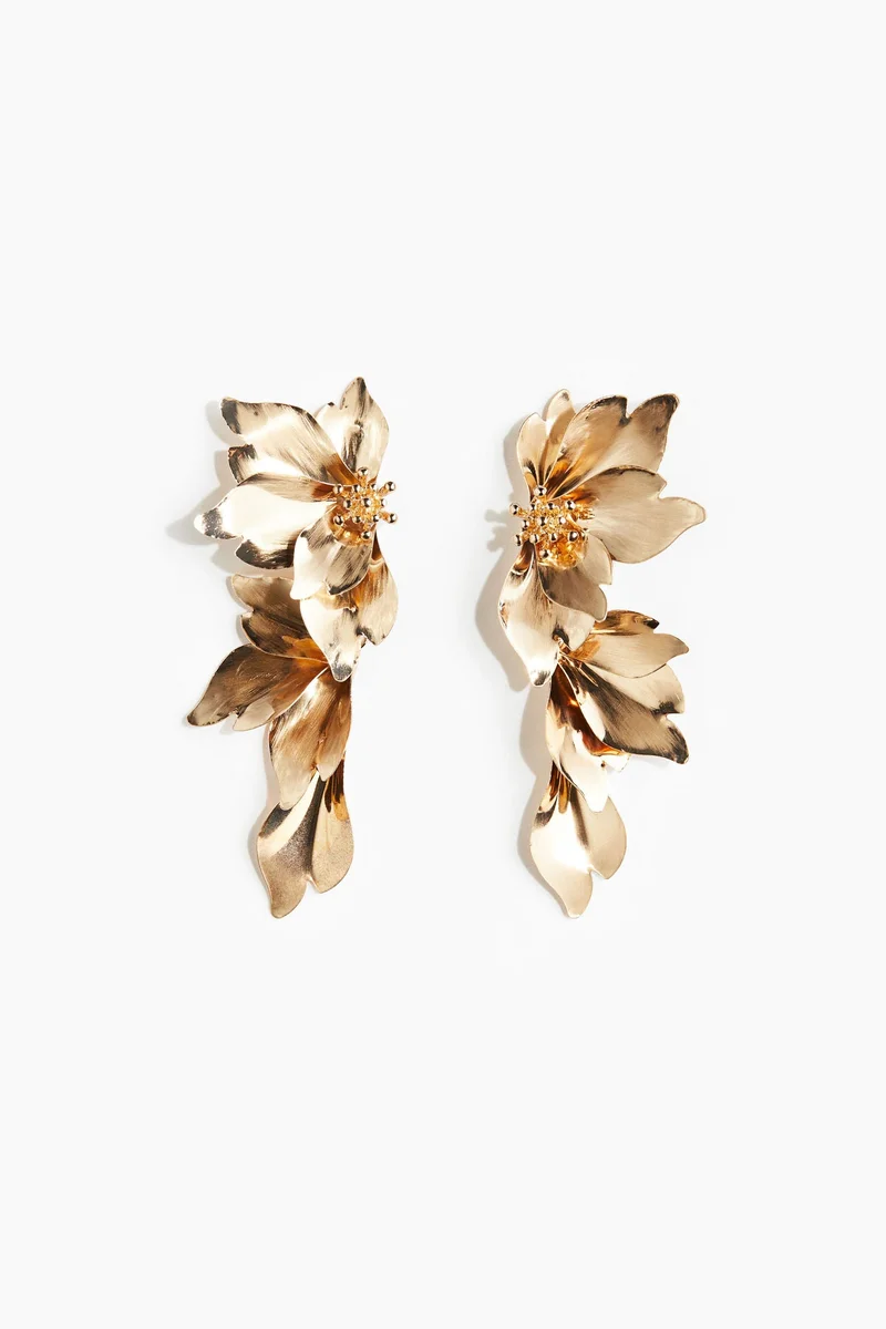 H&M Petal dangle earrings