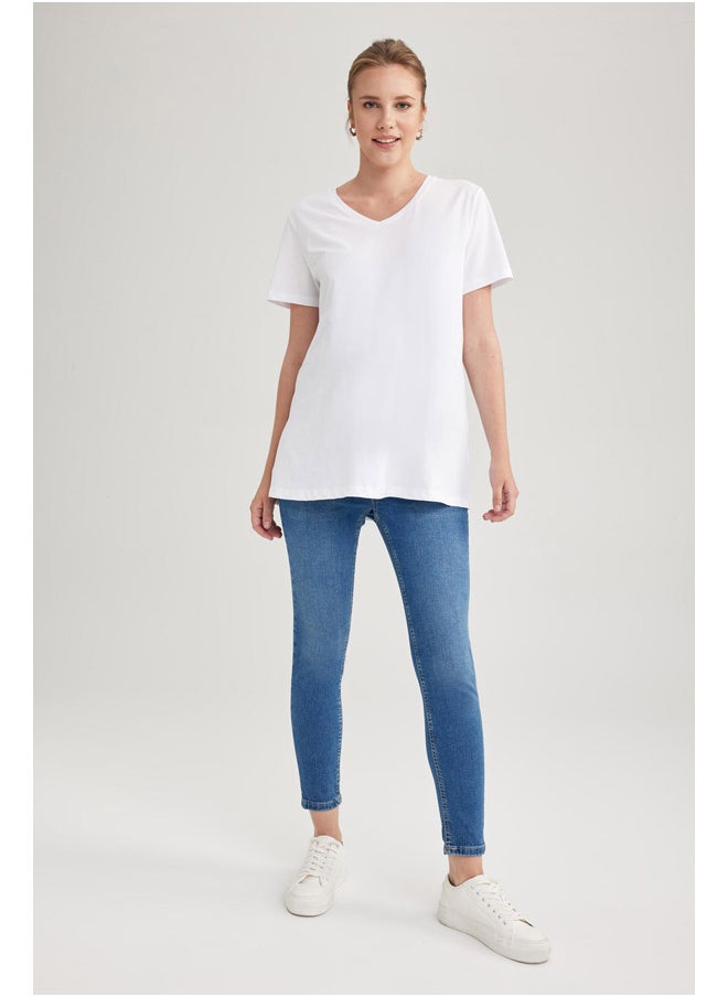 DeFacto Woman Skinny Fit Maternity Bottom-Denim  - Image 3